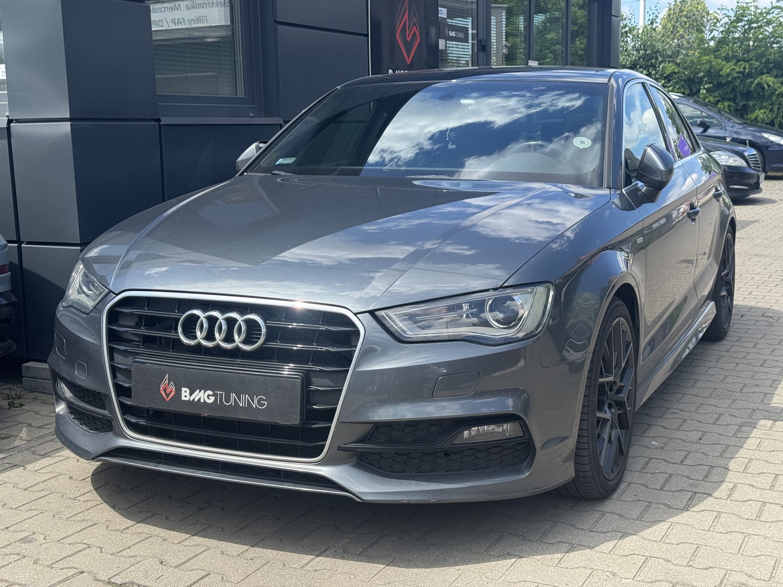 Audi A3 8V 2.0 TDI po chiptuningu — realizacja BMG Tuning Wrocław, pomiar na hamowni 4x4