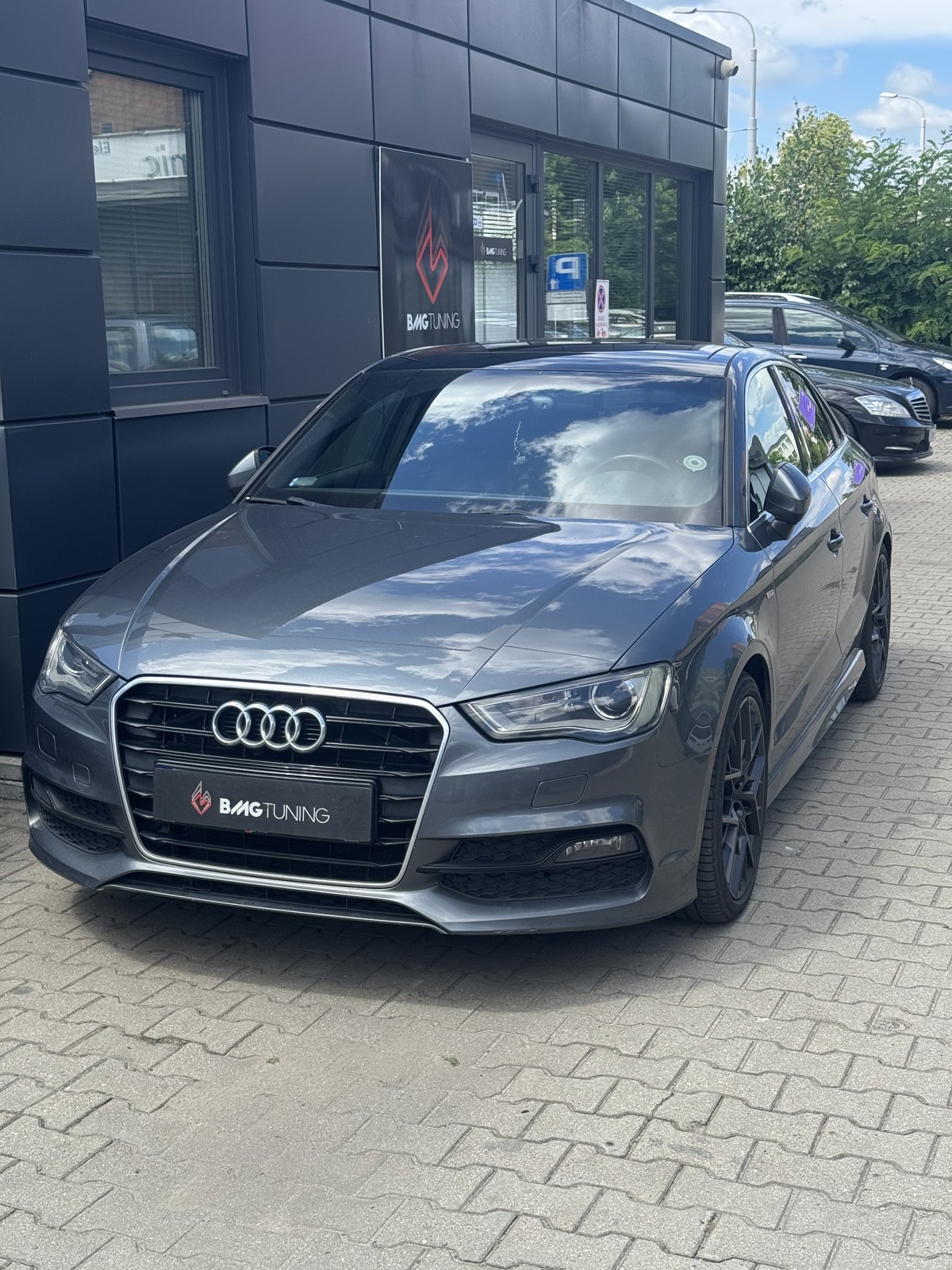 Audi A3 8V 2.0 TDI po chiptuningu — realizacja BMG Tuning Wrocław, pomiar na hamowni 4x4