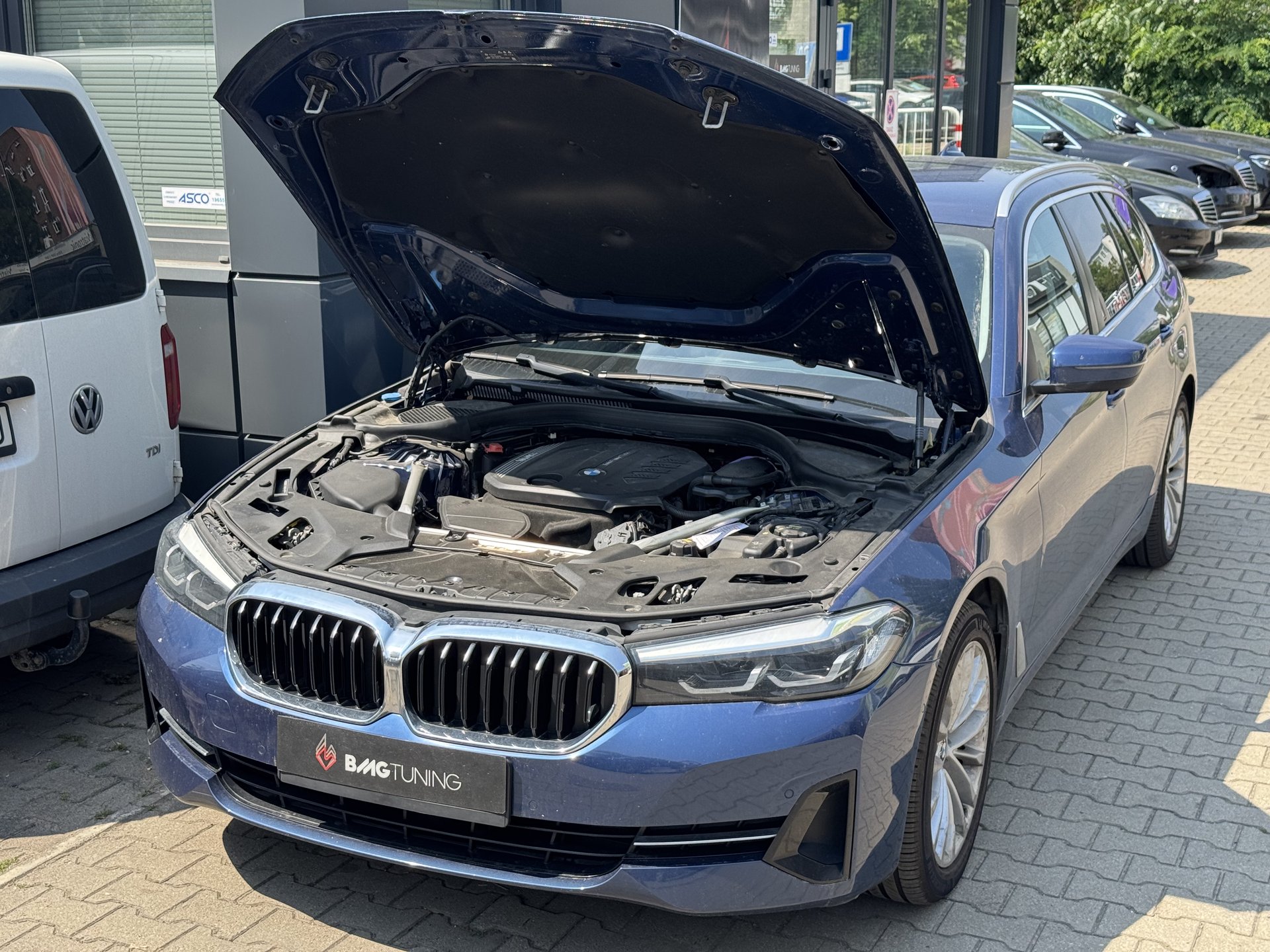 BMW 520d Touring G31 po chiptuningu Stage 1 — realizacja BMG Tuning Wrocław