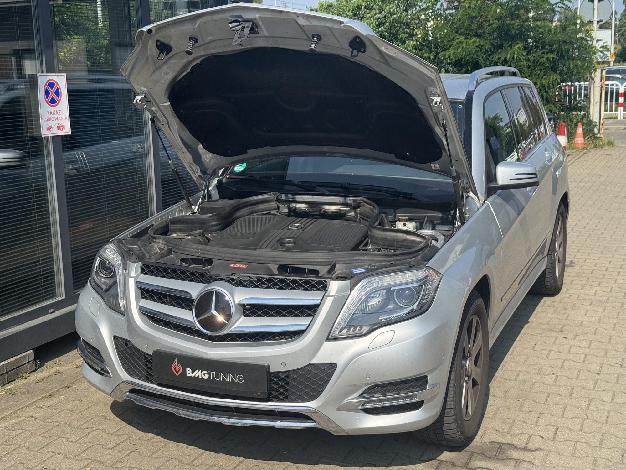 Mercedes GLK 220 CDI po chiptuningu — realizacja BMG Tuning Wrocław, pomiar na hamowni 4x4