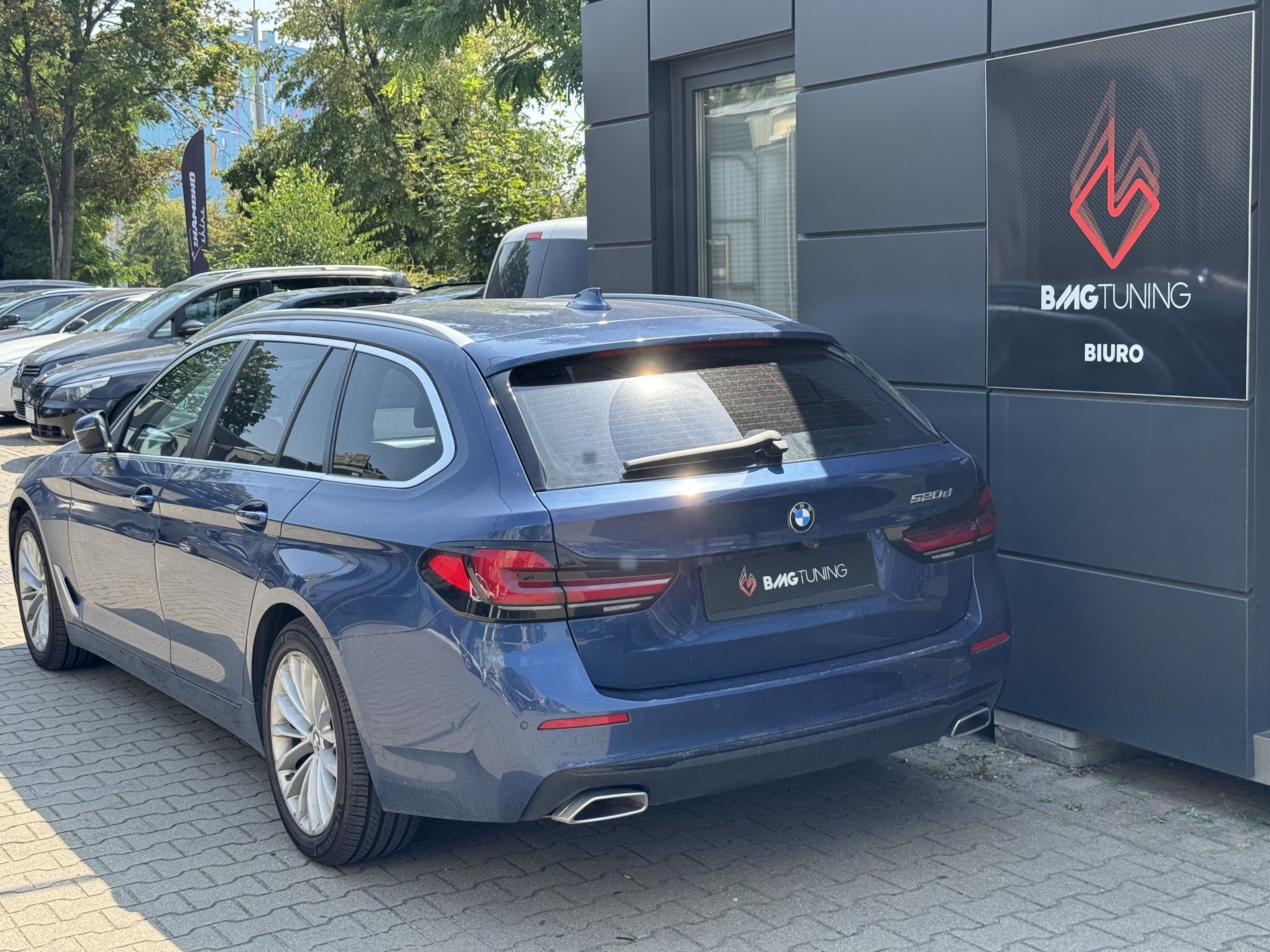 BMW 520d Touring G31 po chiptuningu Stage 1 — realizacja BMG Tuning Wrocław