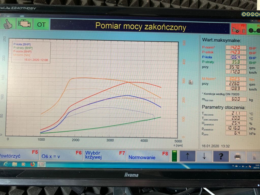 Chiptuning BMW F20 114D 95 HP
