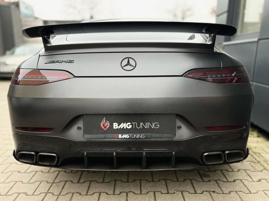 mercedes amg gt akrapovic & baq exhaust downpipes