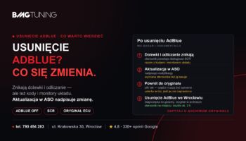 Usunięcie AdBlue — co się zmienia w aucie i co warto wiedzieć